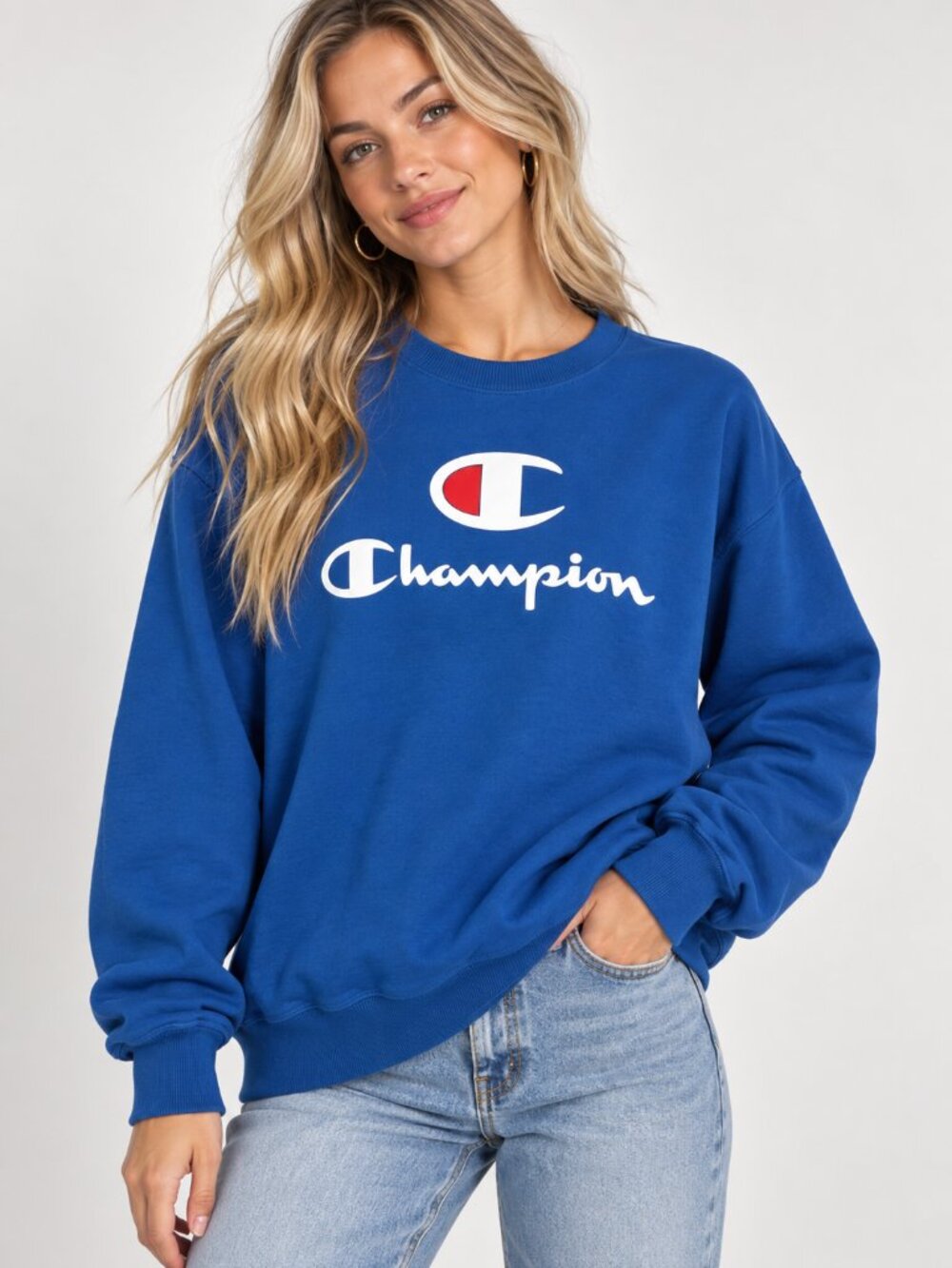 Loved Champion unise Blue Sweatshirt